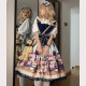 Detective Bear Sweet Lolita Style Dress JSK (WS89)